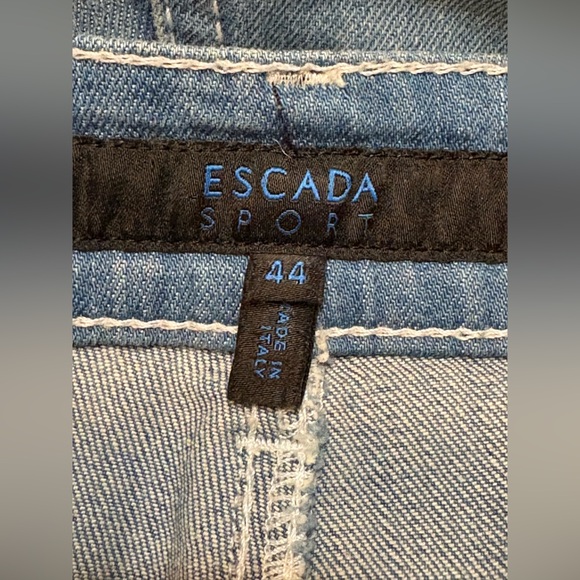 Escada “Kate” Women's Light Blue Boot Cut Jeans - Picture 7 of 15